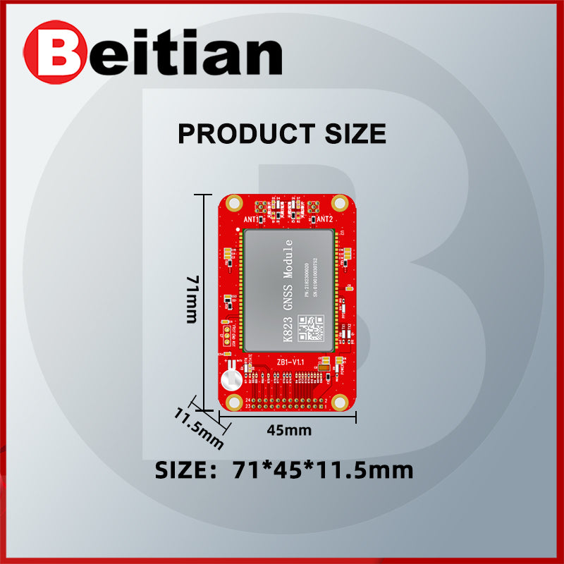 Beitian GNSS board  transfer board RTK positioning and orientation development board can be customized Beitian GNSS board  transfer board RTK positioning and orientation development board can be customized